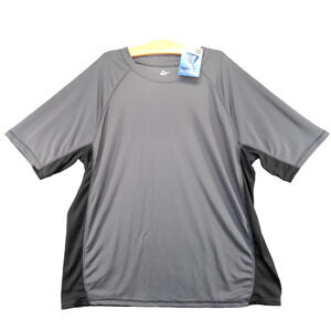 Okanu Men's Surf Shirt Gray 3X Short Sleeve Pullover Crew Neck W/Tags